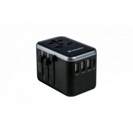 Verbatim Uta-04 Adaptador Universal De Viaje Con 1 Puerto Usb-C - 3 Puerto Usb-A - 1 Puerto Usb-C