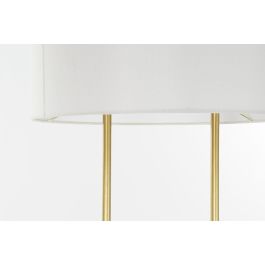 Lámpara de Pie DKD Home Decor Blanco Dorado Metal Mármol 50 W 220 V 48 x 48 x 170 cm