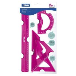 Milan Reglas Flex&Resistant 30 cm Rosa Translucido Kit De 4 Piezas Precio: 2.78999985. SKU: B12KZRYRZ5