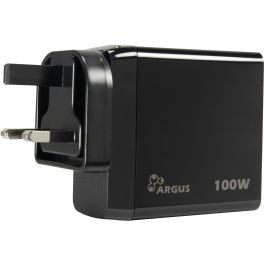 Inter-Tech PD-3100 Cargador USB-C 100W Negro