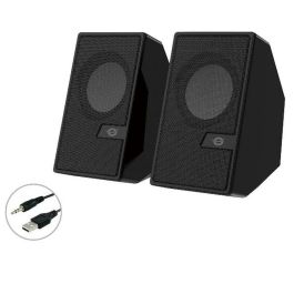 CONCEPTRONIC ALTAVOCES 2.0 6W COLOR NEGRO JACK 3.5" Y BLUETOOTH ALIMENTACION USB Precio: 10.99000045. SKU: S7813037