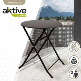 Mesa redonda plegable de metal aktive 60x70 cm Mesa redonda plegable de metal aktive 60x70 cm