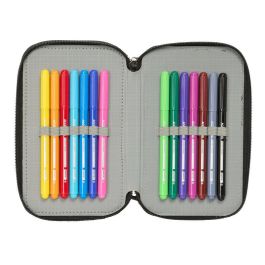 Safta Plumier Escolar Triple Cremallera 37 Piezas Avengers 195x125x55 mm