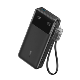 Anker A1384G11 Batería Externa 20000 mAh Negro, Carga Rápida Power Delivery 30W, 2 Puertos USB-C y 1 USB-A Precio: 34.68999941. SKU: B184SKXHGL
