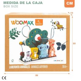 Juego de Habilidad para Bebé Woomax Animales 25 x 22 x 10 cm (6 Unidades)