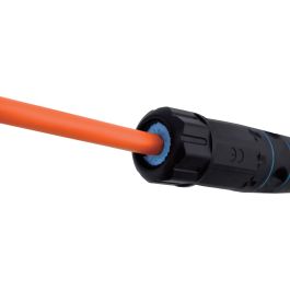 EQUIP 221172 Acoplador RJ45 Cat6A para Exteriores Outdoor Negro Azul