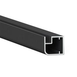 HERRAJES FAB.NACIONAL Nadir.2020 Perfil de Aluminio Negro Mate 3,25M Sin Junquillo para Vitrinas, Pack de 5 Unidades Precio: 126.59000035. SKU: B1CX3FK5WR