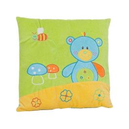 Creaciones Llopis Cojín Oso de Peluche, 30x30 cm, Poliéster, para +3 años
