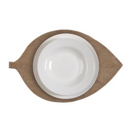 Salvamantel Hoja Beige Versa (6 Unidades) Salvamantel Hoja Beige Versa (6 Unidades)