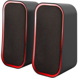 Speedlink TOKEN RGB Altavoces Gaming Inalámbricos/Alámbricos 6W Estéreo Negros con Iluminación RGB