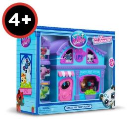 BANDAI BAN3701405821012 Littlest Pet Shop The Big House con 3 Mascotas, Incluida 1 Exclusiva