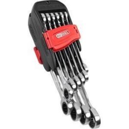 KS TOOLS 503.4250 Juego de Llaves Combinadas de Trinquete Gearplus 10 Piezas - 8 a 19 mm