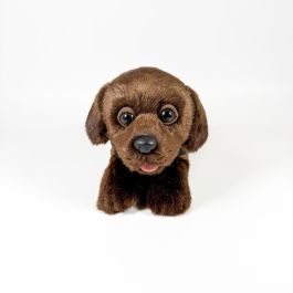 Peluche Labrador Chocolate 21Cm Con Chaleco 939D00248 Bocala