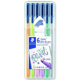 Staedtler Rotulador Triplus Color 323 C-Surtidos Pastel, Punta Fibra 1.0 mm, Estuche 6 Unidades Precio: 4.58999948. SKU: B1EY8GL2KH
