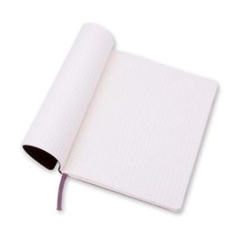 Cuaderno Moleskine Clasico Tapa Blanda 19X25 192H 70Gr. Cuadriculada Con Goma Negra