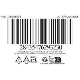 La Mediterranea Bol Aperitivo Ass.Col 12.1 x 12.3 x 4.3 cm "Scratch" (24 Unidades)