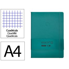 Cuaderno Con Gomilla Antartik Notes Tapa Dura A4 Hojas Cuadricula Verde Aguamarina 100 Hojas 80 gr Precio: 10.89. SKU: B17YS5V95Y