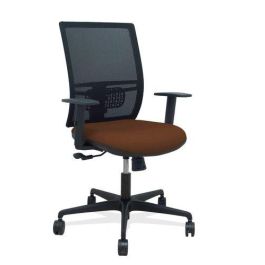 Silla Piqueras Y Crespo Yunquera Brazos Regulable Ergonomica Mecanismo Sincro Respaldo Malla Negra Asiento Tapizado Bali Marron Oscuro Precio: 263.88999989. SKU: B1F4QG9BMK