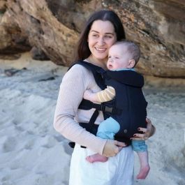 Dreambaby Portabebés Regulable 3-1 DRE9312742422059 Cómodo y Versátil Desde Recién Nacido Hasta Niño Hasta 15 kg Negro