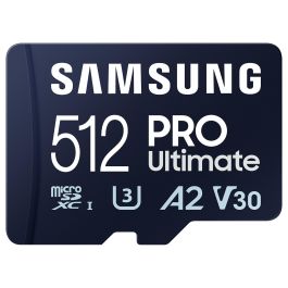 Samsung PRO Ultimate 512GB MicroSDXC UHS-I Adaptador Incluido Velocidad 200 MB/s Precio: 123.59000016. SKU: B1HFKEWDE3