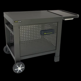 Cook'In Garden Carro REVA 110 PREMIUM AUC3326880017806 - 100% Metal - Superficie 108x55 cm - 1 Estante, 1 Faldón, 1 Salpicadero