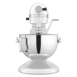 Kitchenaid 5KSM55SXX Robot de Cocina Profesional Heavy Duty 5,2L Blanco con Acción Planetaria y Elevación de Bol
