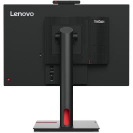 Lenovo TIO 24 Gen 5 Monitor 23.8" Full HD IPS para Tiny PC con Webcam 1080p, Micrófono y Altavoces para Videoconferencia