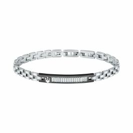 Pulsera Hombre Maserati Acero Inoxidable 21,5 cm Plateado