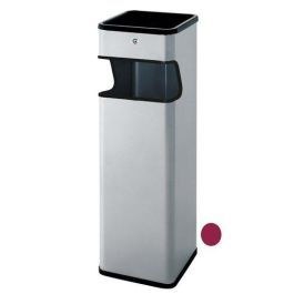 Papelera Cenicero Cilindro Metalica Cuadrada B-33 Burdeos Precio: 61.49999966. SKU: B15ZH24R5X
