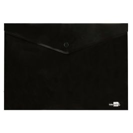 Carpeta Liderpapel Dossier Broche Polipropileno Din A4 Negro Opaco 50 Hojas