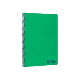 Cuaderno Espiral Liderpapel A4 Wonder Tapa Plastico 80H 90 gr Pauta Estrecha 2,5 mm Con Margen Color Verde Oscuro Cuaderno Espiral Liderpapel A4 Wonder Tapa Plastico 80H 90 gr Pauta Estrecha 2,5 mm Con Margen Color Verde Oscuro