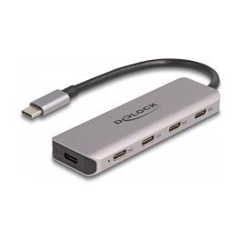 DELOCK Hub USB Type-C 4 Puertos, USB 3.2 Gen 1 (5 Gbps), Conector USB-C, Cable 0.15 m, Metal Gris, Plug & Play Precio: 26.4022. SKU: B18JS6F4BE