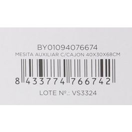 Mesita Auxiliar con Cajón 40x30x68 cm - Confortime (2 Unidades) Mesita Auxiliar con Cajón 40x30x68 cm - Confortime (2 Unidades)