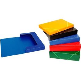 Mariola Caja De Proyecto Armada Cierre C-Goma Lomo Fijo 7 cm Cartón Gofrado S-Mallorca Azul Precio: 2.8900003. SKU: B1EQ9BCK2C