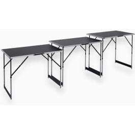 Meister Lote de 3 Mesas Multifunción 1000x600mm Altura Ajustable 730-940mm Superficie Aluminio Capacidad 30kg/mesa Conectables Precio: 99.88999999. SKU: B1KGRFEXR4
