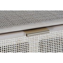 DKD Home Decor Cajonera Scandi Natural Dorado 5 Cajones 100.5 x 42 x 36.5 cm Paulownia/MDF