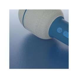 Wondee Micrófono Karaoke con Altavoz, Inalámbrico, Efectos de Voz, Bolsa de Transporte, Dark Blue