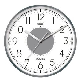 SAMI Reloj de Pared HQ TAIWAN Redondo 34.5 cm, Marco de Aluminio Precio: 18.49999976. SKU: B1D8NBZ4W6