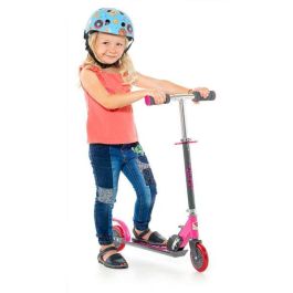 Patinete 2 ruedas plegable rosa. altura con dos posicones 72-77 cm soporta 50 kg Patinete 2 ruedas plegable rosa. altura con dos posicones 72-77 cm soporta 50 kg