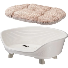 Ferplast Cesta TRONO 6 con cojín relax - Blanco