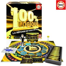 Juego de mesa - EDUCA - 100% Lógica: La Respuesta está ante tus ojos - Adaptado del programa de TV para niños de 8 años Juego de mesa - EDUCA - 100% Lógica: La Respuesta está ante tus ojos - Adaptado del programa de TV para niños de 8 años
