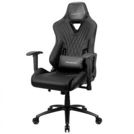 SILLA GAMER THUNDERX3 DC3BK NEGRA - MARCO DE METAL - REPOSABRAZOS AJUSTABLE - RUEDAS NYLON - TECNOLOGÍA AIR - PISTON CLASE 4 - HASTA 150KG