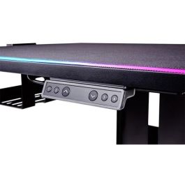 Thermaltake GGD Cycledesk 100 Escritorio Gamer Eléctrico Ajustable Negro con LED, 80x50cm para Juegos