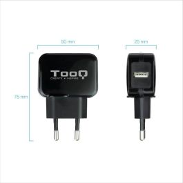 Tooq Cargador de Pared USB 12W Negro Modelo TQWC-1S01 - 1 Puerto