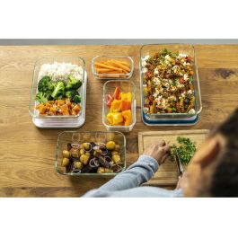 Zwilling 36815-019-0 Fresh&Save Quick Set al Vacío La Mer, Sistema de Conservación de Alimentos con Recipientes de Cristal, Azul