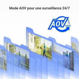 Ezviz EZV1725922648383 Cámara de vigilancia 4K con batería, visión nocturna a color, detección por IA y Wi-Fi 6