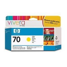 HP 70 130 ml gul blekkpatron med Vivera-blekk cartucho de tinta 1 pieza(s) Original Rendimiento estándar Precio: 128.58999967. SKU: B1H83K35T7