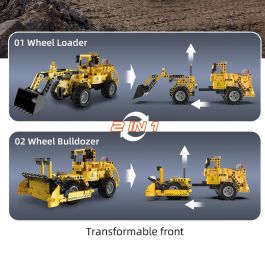 Cada: Excavadora- Bulldozer 2 En 1 693 Pzas Cada: Excavadora- Bulldozer 2 En 1 693 Pzas