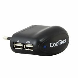 Hub USB CoolBox HUBCOO356A Negro 90 W