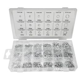 Benson Set 720 arandelas estriadas de acero, varios tamaños 3/4/5/6/8/10mm Precio: 7.69000012. SKU: S7900467
